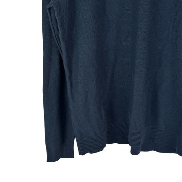 SELECTED / HOMME LONG‎ SLEEVE KNIT CREWNECK SHIRT IN DARK SAPPHIRE NWT MEN'S XL - Picture 7 of 15